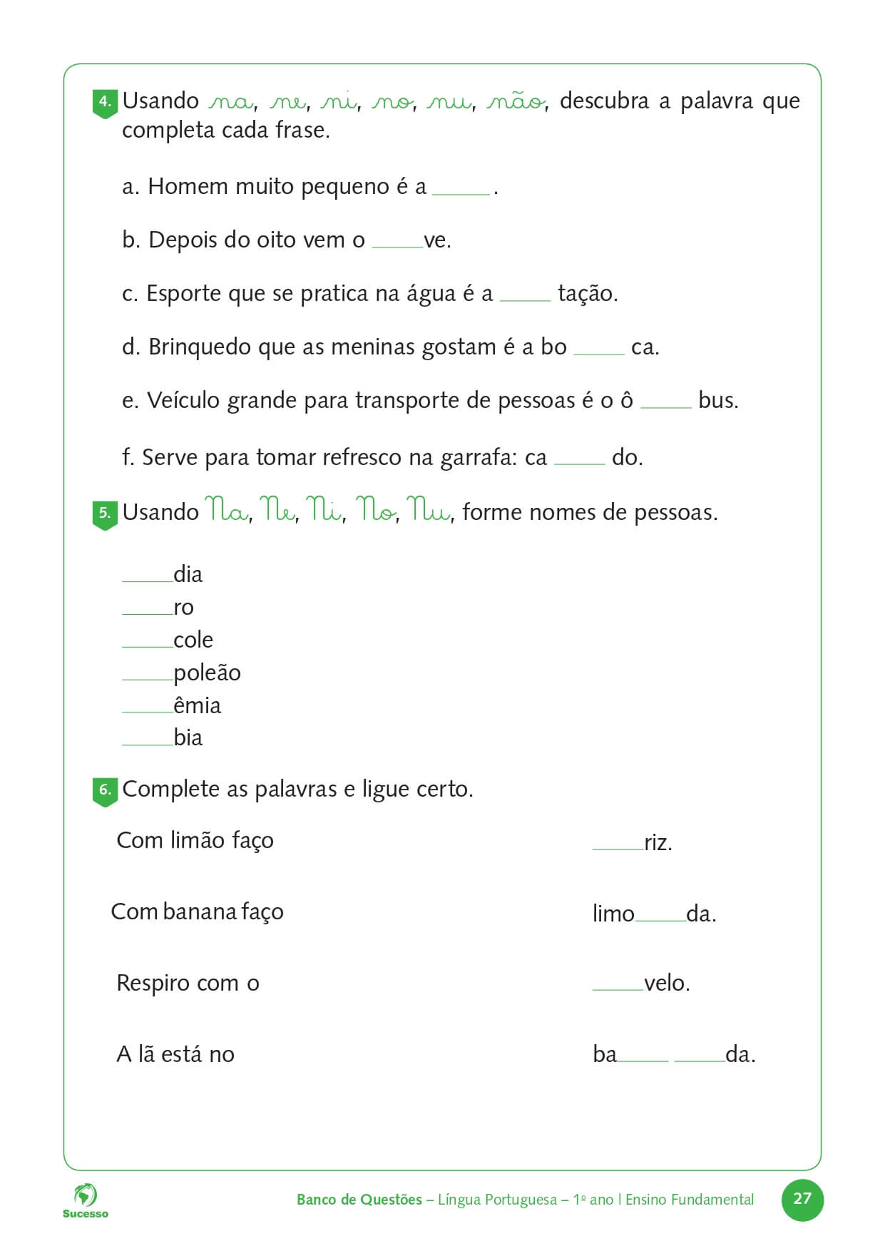75 Atividades de Alfabetização 26 atividades de alfabetização