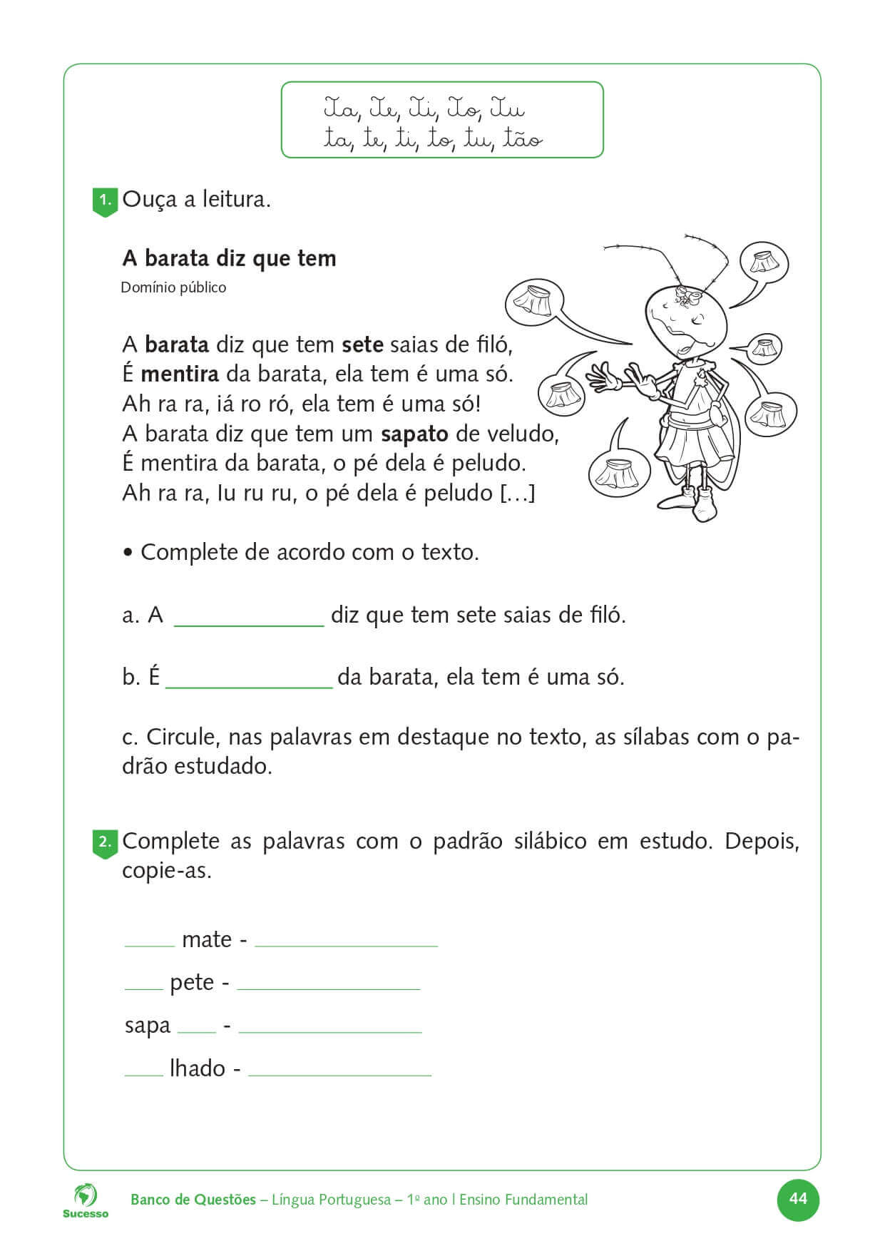 75 Atividades de Alfabetização 43 atividades de alfabetização