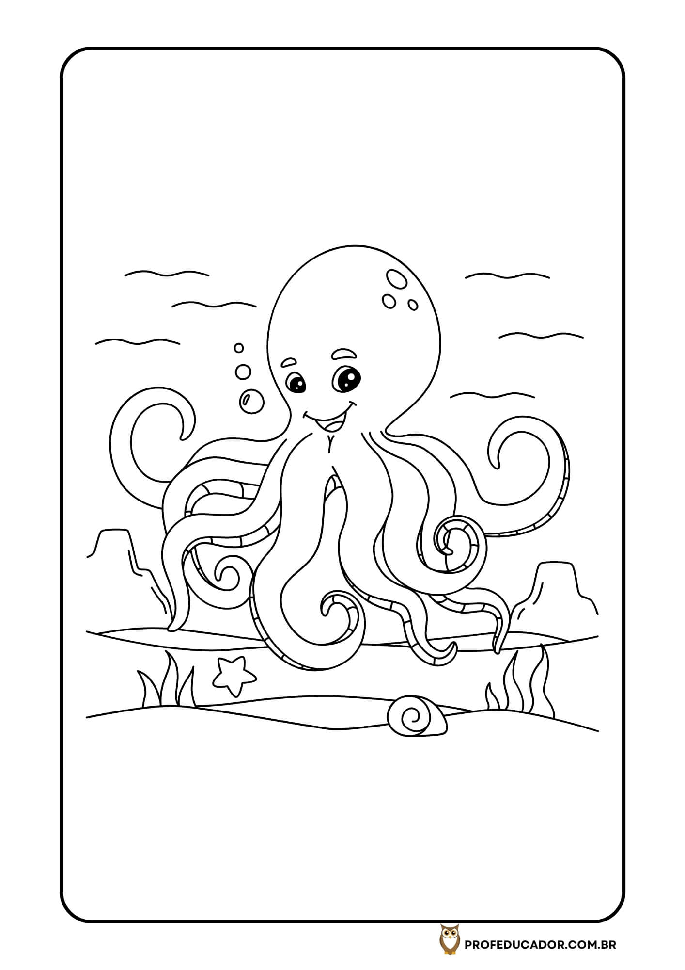 As melhores atividades para Colorir 43 atividades de colorir animais marinhos