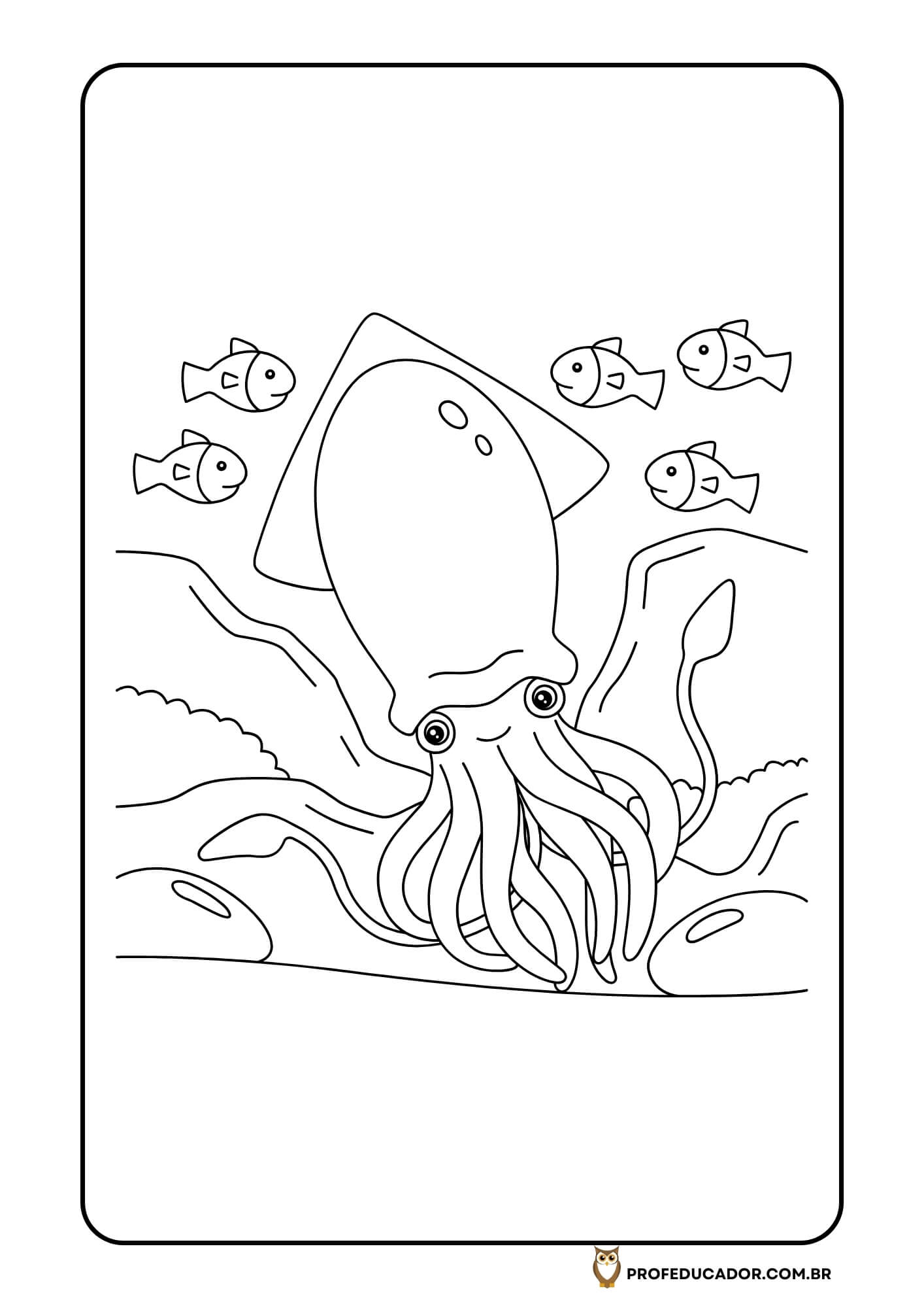 As melhores atividades para Colorir 32 atividades de colorir animais marinhos