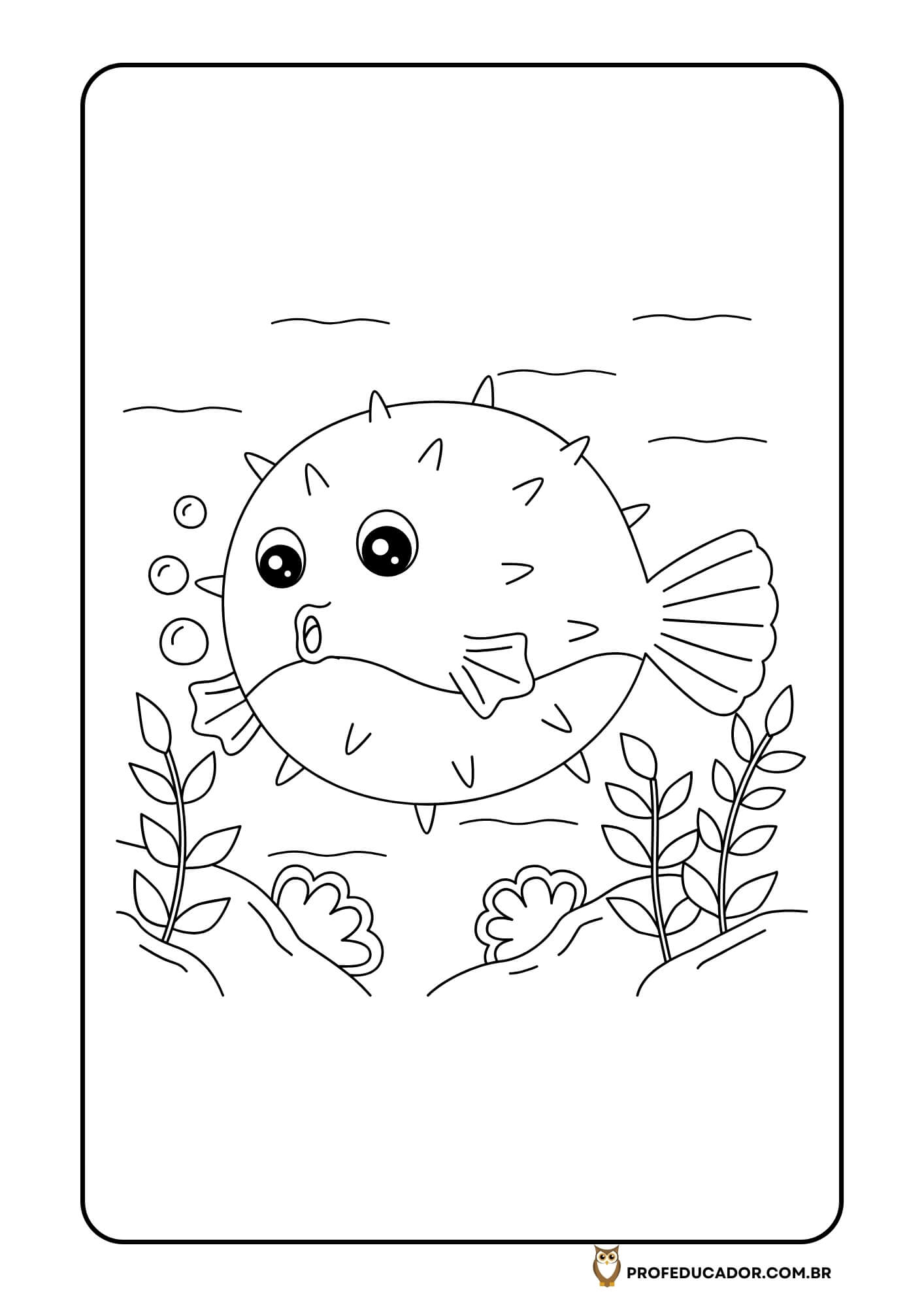 As melhores atividades para Colorir 36 atividades de colorir animais marinhos
