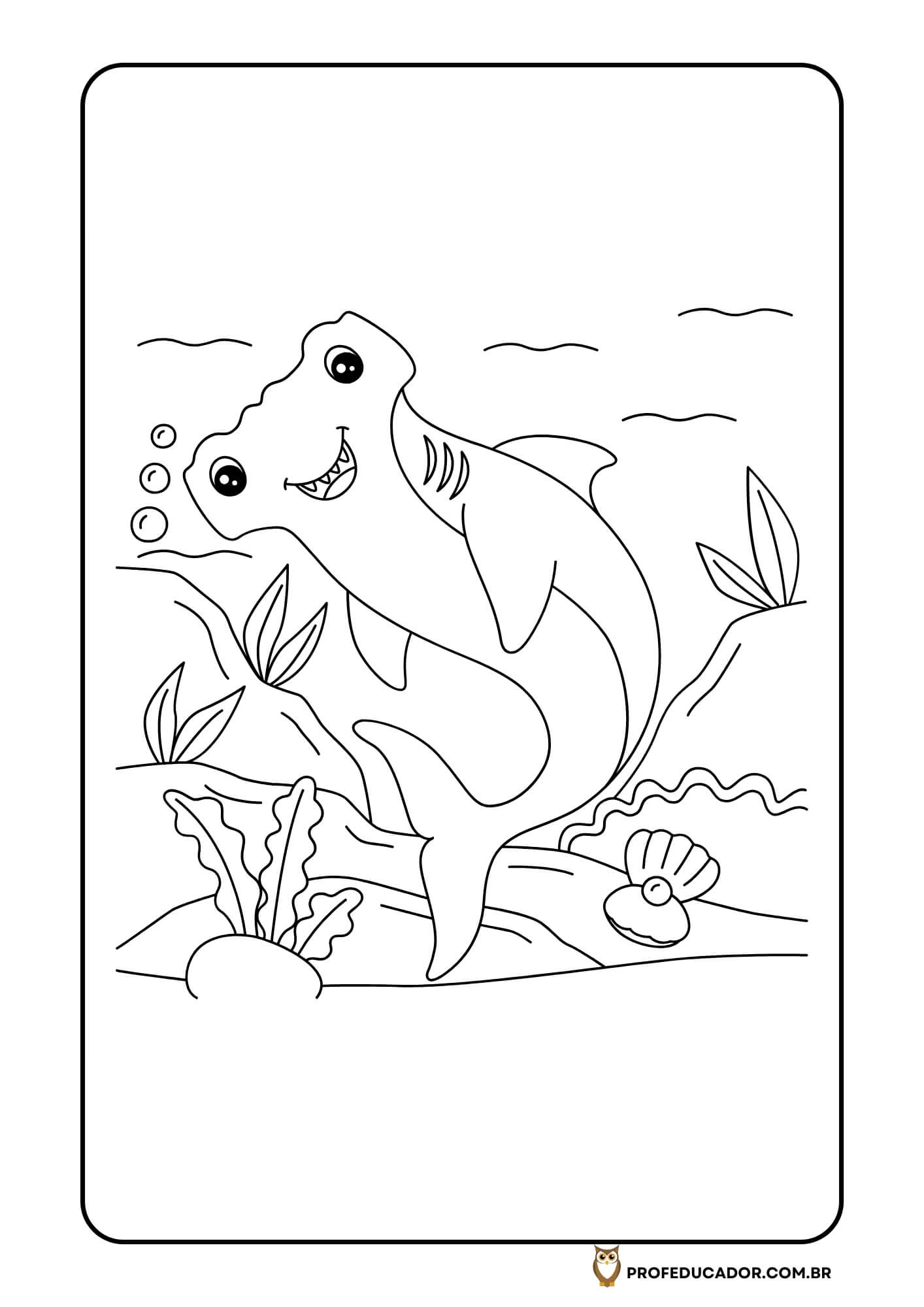 As melhores atividades para Colorir 39 atividades de colorir animais marinhos
