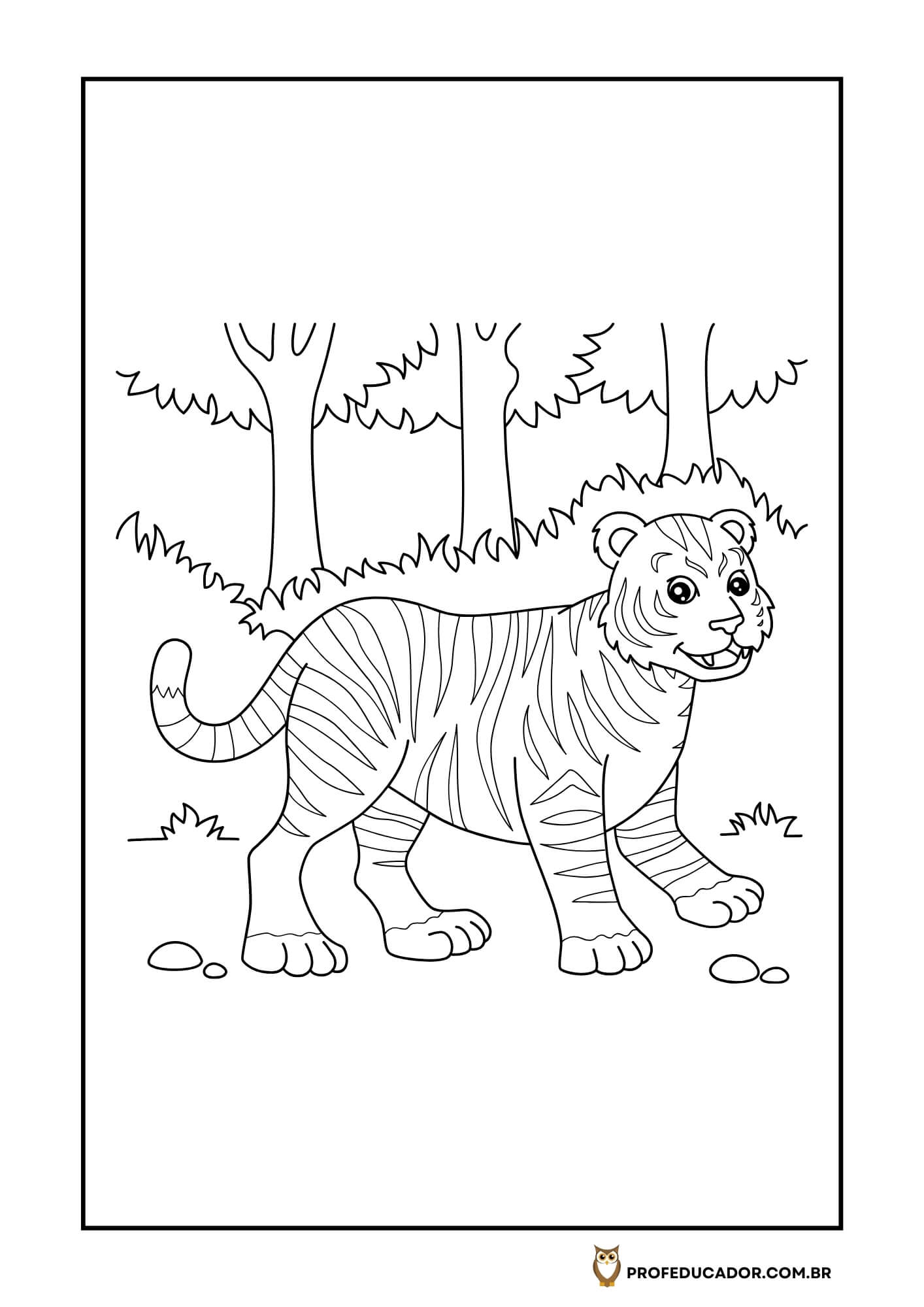 As melhores atividades para Colorir 51 atividades de colorir animais selvagens