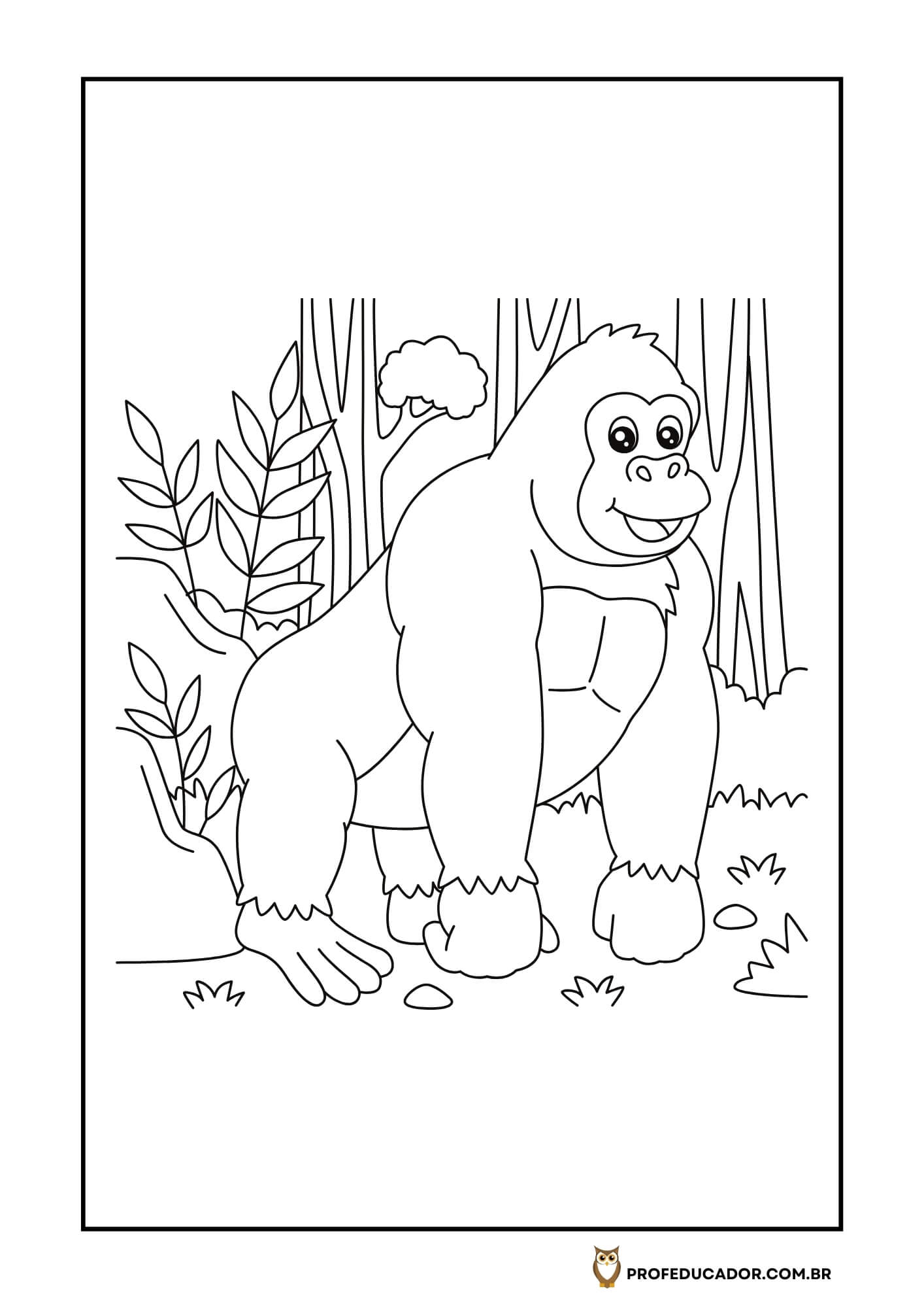 As melhores atividades para Colorir 53 atividades de colorir animais selvagens
