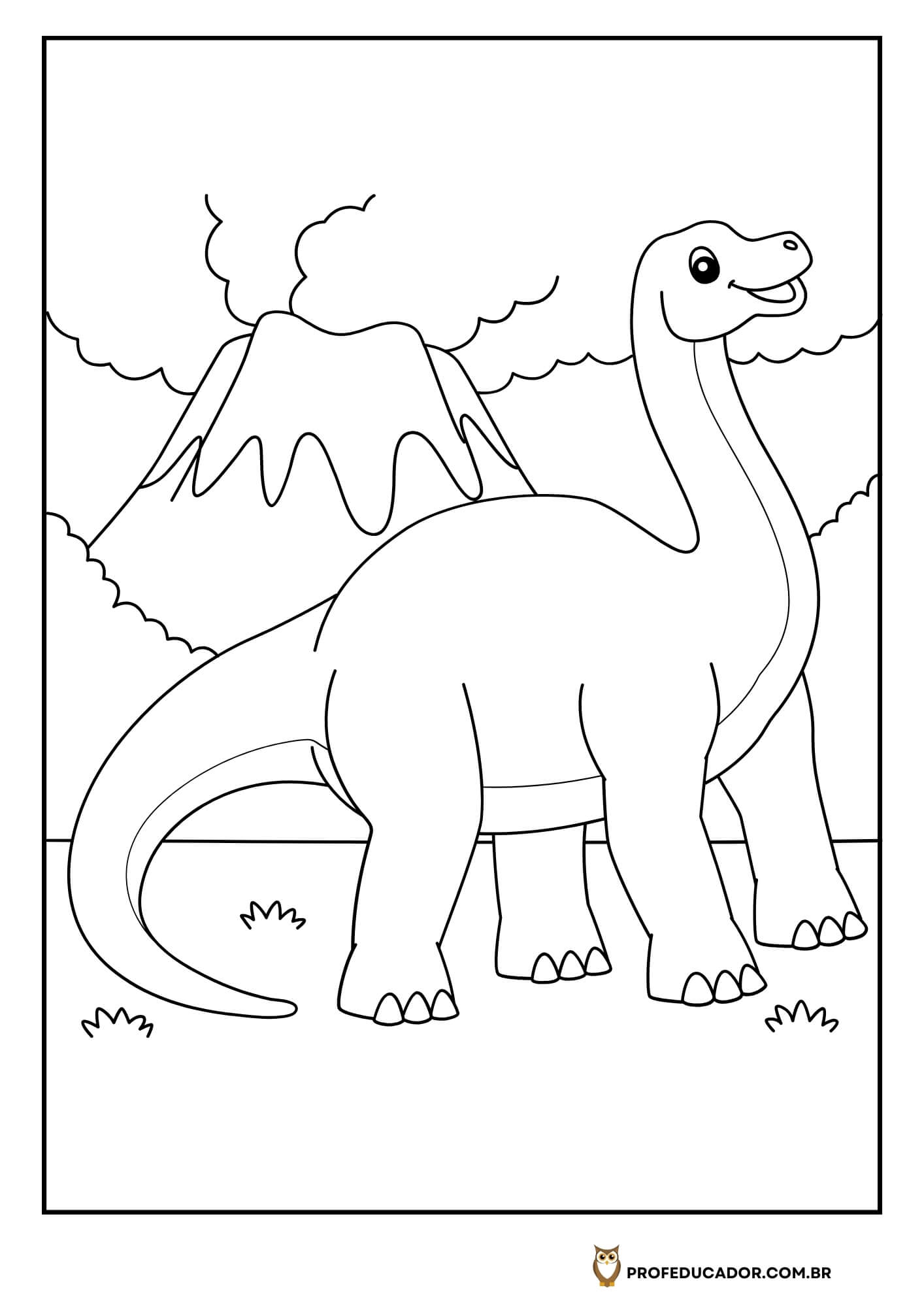 As melhores atividades para Colorir 12 atividades de colorir dinossauros