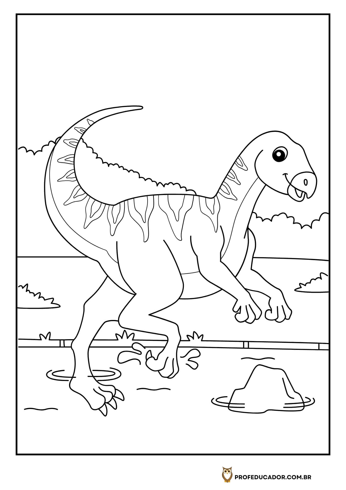 As melhores atividades para Colorir 14 atividades de colorir dinossauros