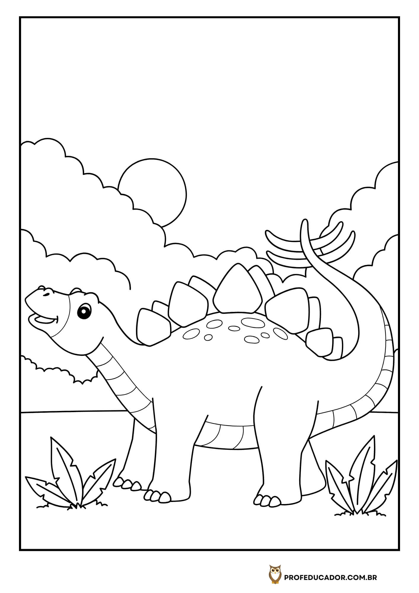 As melhores atividades para Colorir 15 atividades de colorir dinossauros