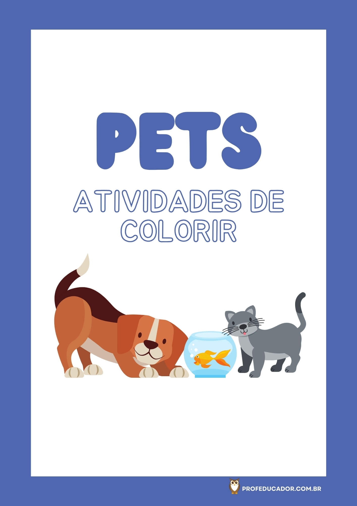 As melhores atividades para Colorir 77 atividades de colorir pets 1