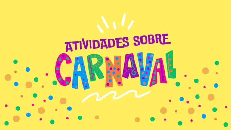 Atividades para comemorar o carnaval